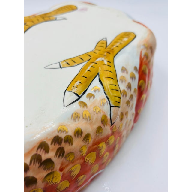 1970s Mottahedeh Large Imari Style Rooster Tureen For Sale - Image 12 of 12