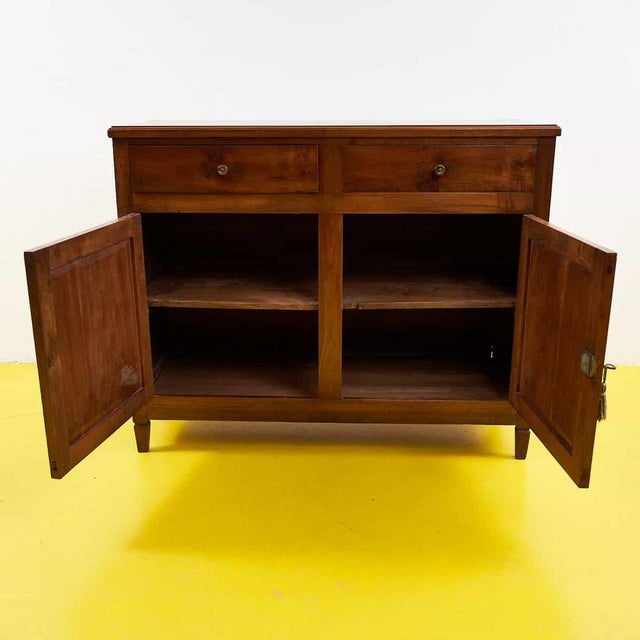 Vintage Italian Wooden Credenza For Sale - Image 9 of 14