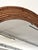 Brown Mid-Century Italian Circular Rattan Wall Mirror in the style of Vivai Del Sud, 1960s For Sale - Image 8 of 16