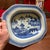 Antique Chinese Blue and White Canton Porcelain Deep Platter, Circa 1830s For Sale - Image 9 of 12