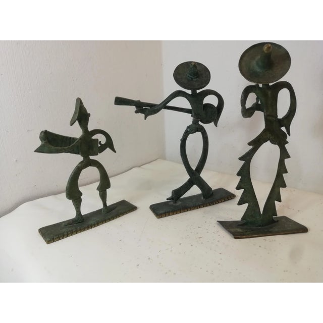 Vintage Brass Band, Italy, 1950s, Set of 3 For Sale - Image 4 of 9