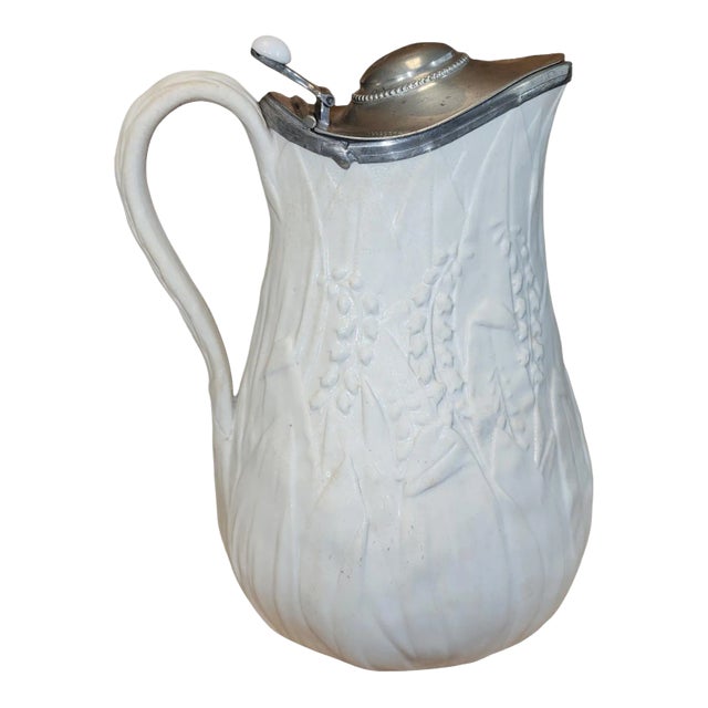 J. & M. P. Bell Glasgow Early Parianware Pitcher - 1860s For Sale