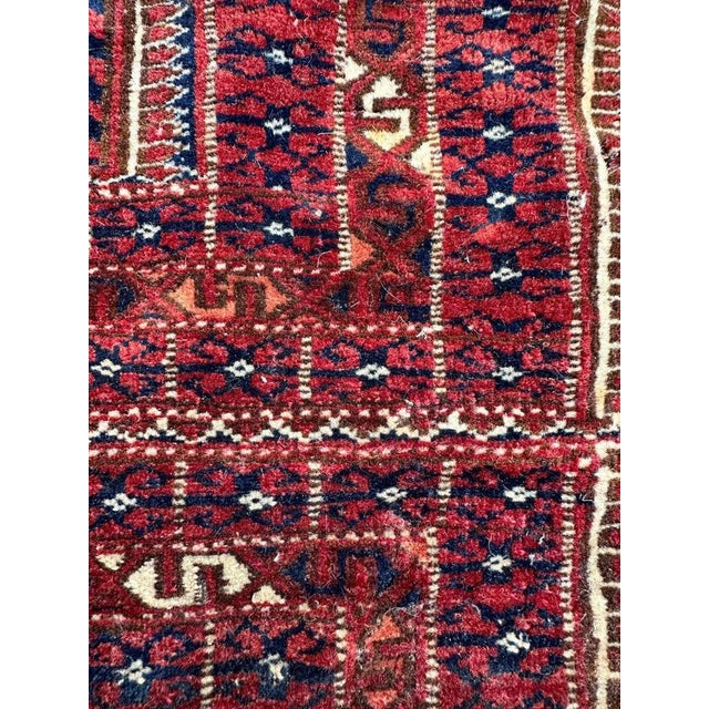 Tribal Collectible Turkmen Rug from Bobyrugs, 1890s For Sale - Image 13 of 18
