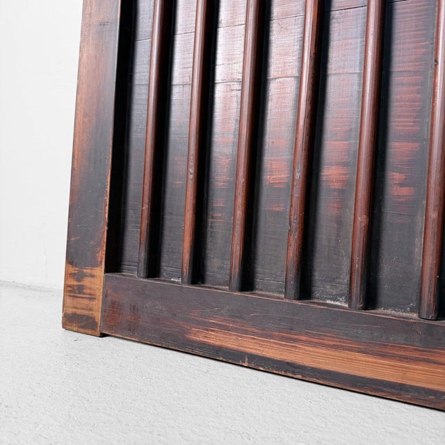 Contemporary Antique Japanese Wooden Wall Decoration, 1890 For Sale - Image 3 of 13