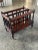 Wood Large 19th Century English Canterbury With Wheels For Sale - Image 7 of 8