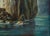 Oil on canvas. A beautiful, outstanding early 20th century copy of the fifth version of bocklin's famous painting "the...