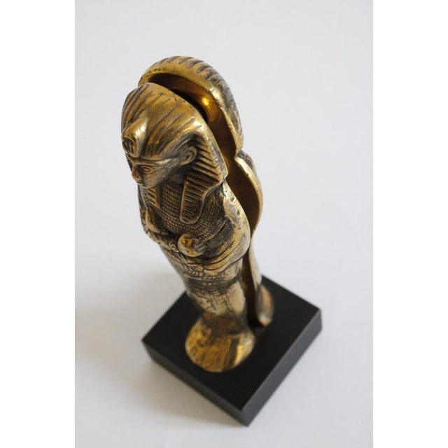Metal After Filippo Panseca, Postmodern Abstract Sculpture, 1990, Bronze For Sale - Image 7 of 18