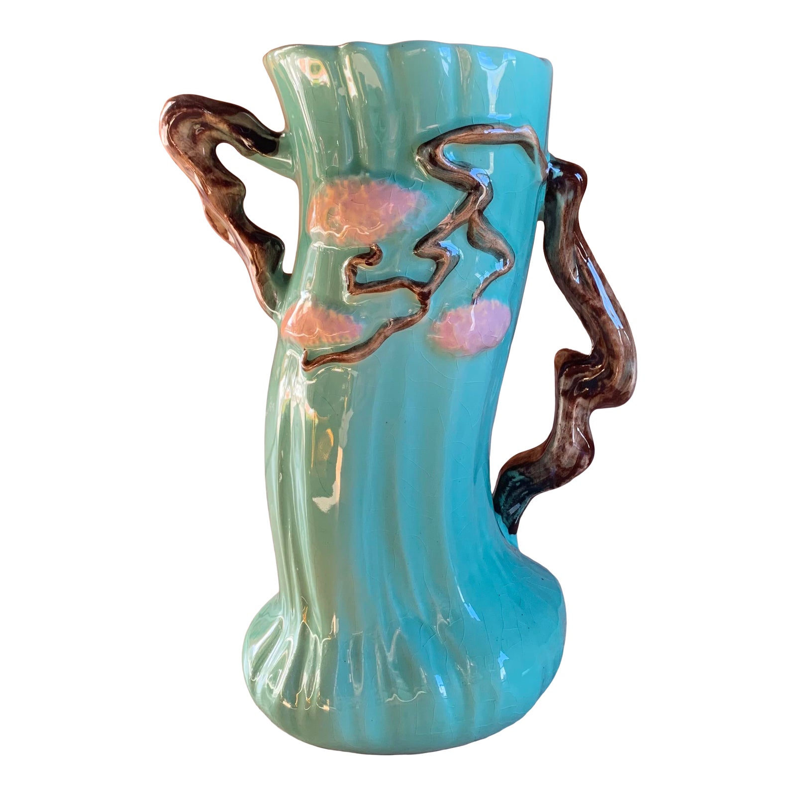 Roseville Pottery Aqua Green Ming Tree Vase Chairish