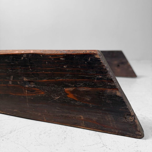 Small Wooden Japanese Ladder with Two Steps, 1940s For Sale - Image 9 of 11