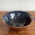 Colorblock Glazed Ceramic Studio Pottery Bowl With Gold Splatter Accents For Sale - Image 4 of 6