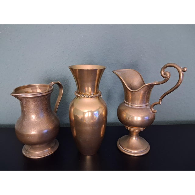 Antique Art Noveau Vases, France, 1920, Set of 3 For Sale - Image 3 of 5