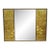Vintage LaBarge Chinoiserie Floral Gold Gilt Decorated Rectangular Wall Mirror For Sale