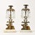 Antique Brass Spaniel Dog Candle Holders With Marble Base and Crystals For Sale - Image 14 of 16