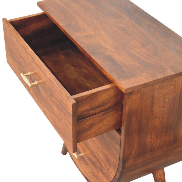 Rustic Wood Bedside Nightstand For Sale In Philadelphia - Image 6 of 8