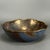 Vintage 1992 Waight Studio Art Pottery Bowl Gold Indigo Lava Glaze For Sale - Image 4 of 12