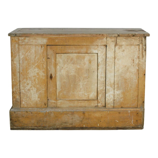 Wood Early 20th Century Vintage French Petit Wood Cabinet For Sale - Image 7 of 7
