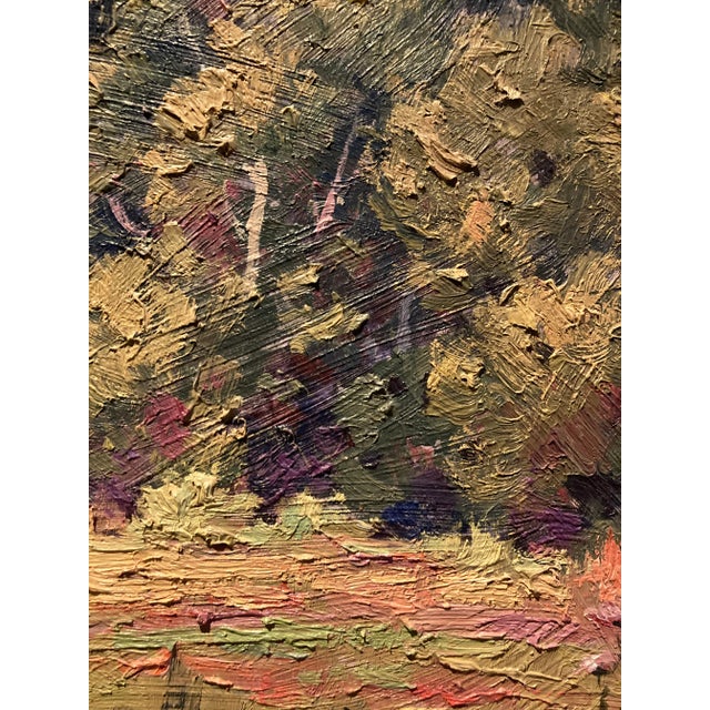 Anthony Buchta Mid-Century Landscape Painting, Framed For Sale - Image 4 of 12