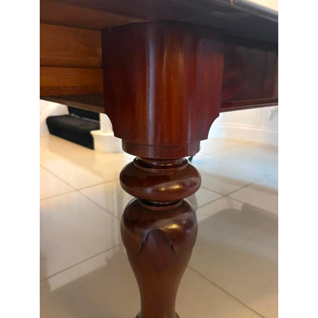 Antique William IV Extendable Dining Table in Figured Mahogany, 1835 For Sale - Image 14 of 15
