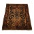 1900 2'x3' Faded Gold Antique Mohojaran Sarouk Mat Hand Knotted All Wool Oriental Rug For Sale