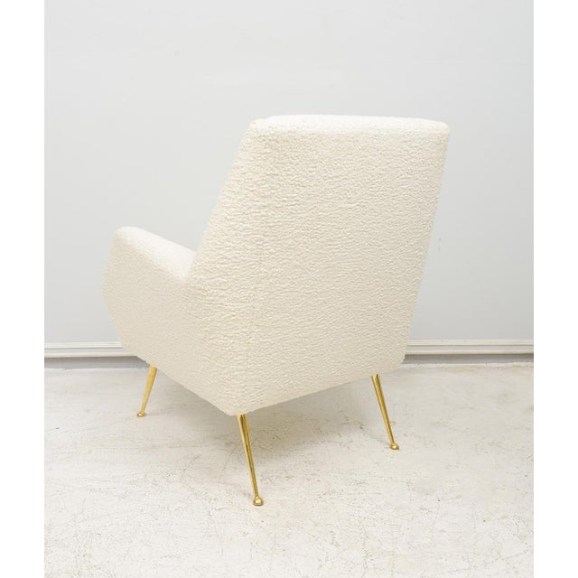 Pair of Italian Mid-Century Lounge Chairs For Sale In New York - Image 6 of 9