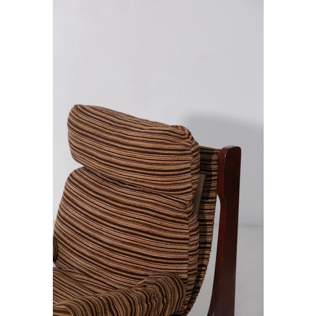 1970s Space Age Italian Armchairs in Original Fabric, 1970, Set of 2 For Sale - Image 5 of 14