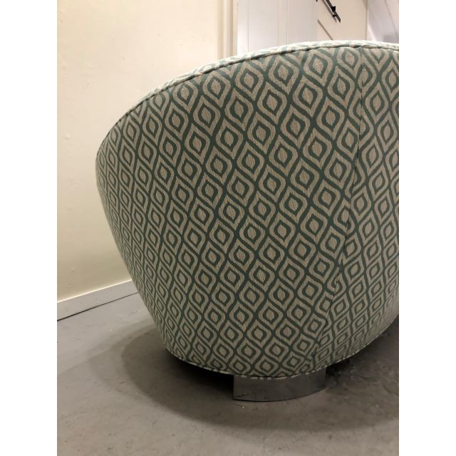 Wood 20th Century Petit Kagan Style Chaise For Sale - Image 7 of 7