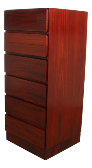 Mid Century Rosewood Lingerie Drawer Chest Dresser Arne Wahl Iversen for Vinde