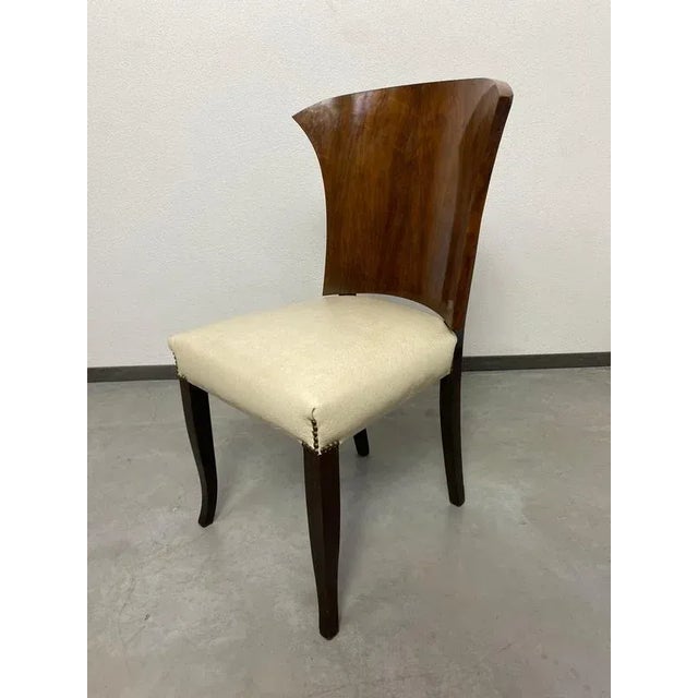 French Art Deco Dining Chairs, 1930s, Set of 6 For Sale - Image 6 of 17