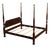 Ethan Allen Georgian Court Cherry King Four Poster Bed Frame For Sale