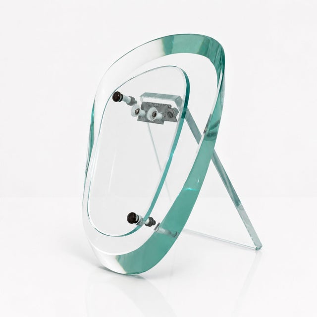 Glass and Brass Photo Frame by Max Ingrand for Fontana Arte, 1950s For Sale - Image 9 of 10