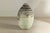 Late 20th Century Large Artisan Ceramic Vase with Cream and Brown Striped Glaze For Sale - Image 5 of 12