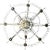 Antique Genoese Empire Chandeliers in Crystal and Gilded Wood, 1780s, Set of 2 For Sale - Image 4 of 14