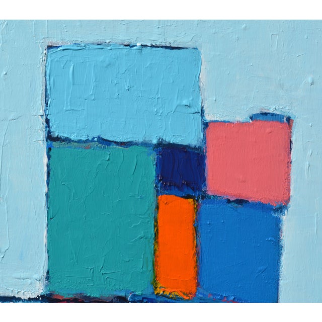 Early 21st Century 'Toujours Ensemble' Original Abstract Painting by Lars Hegelund For Sale - Image 5 of 11