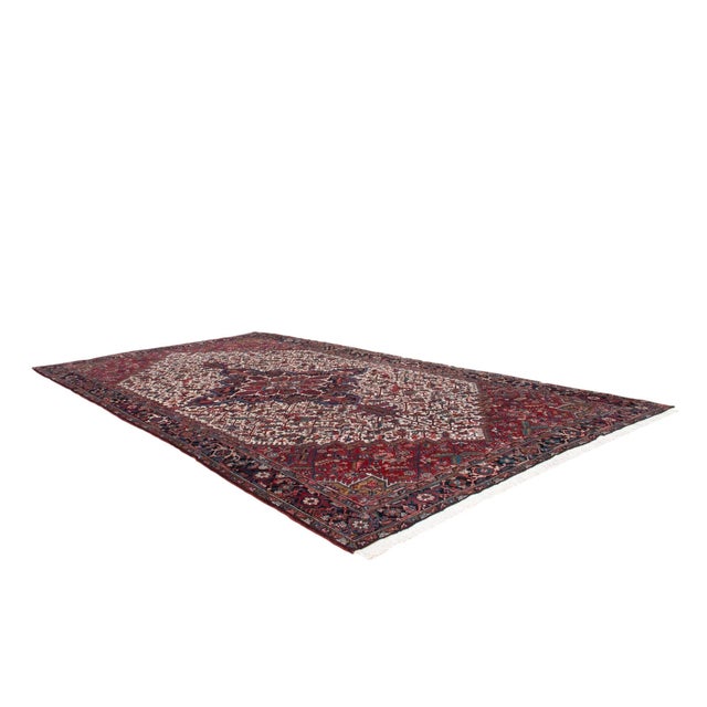 Ivory Vintage Mehrivan Carpet - 11'6" x 20'4" For Sale - Image 8 of 10