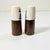 1950s 1950s Chinoiserie Boho Chic Blue Willow Ceramic & Walnut Salt and Pepper Shakers - A Pair For Sale - Image 5 of 8
