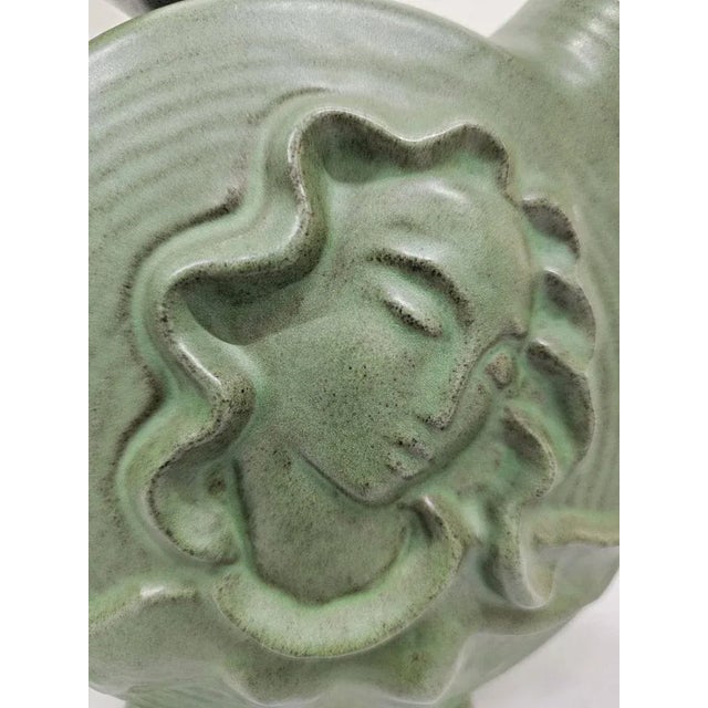 Art Nouveau Ceramic Decorative Jug from Michael Andersen & Son, 1890s For Sale - Image 5 of 7