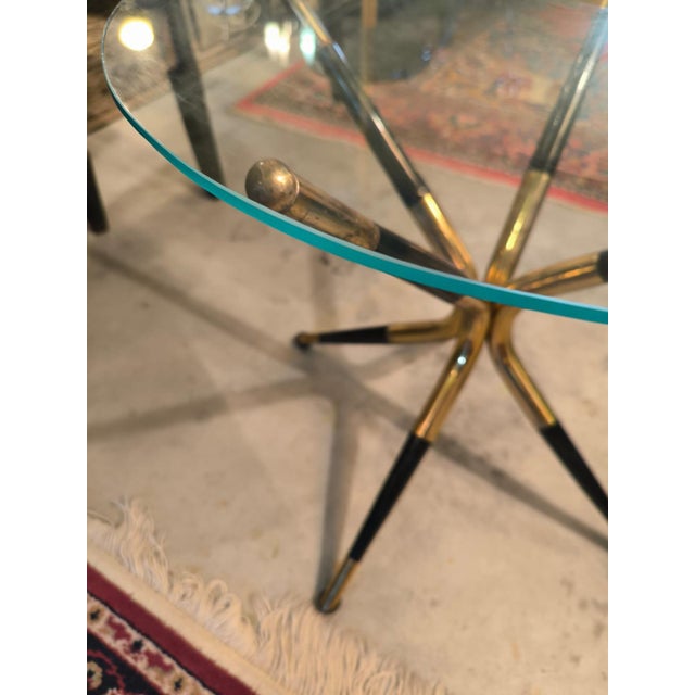 Vintage Brass Coffee Table, 1950s For Sale - Image 4 of 8