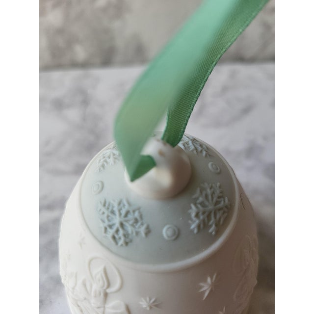 1990s Lladro Porcelain Christmas Bell Ornament For Sale - Image 5 of 13