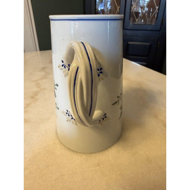 Art Deco Vintage Copeland Spode Queen's Bird 5.5" Pitcher ca. 1937 For Sale - Image 3 of 10