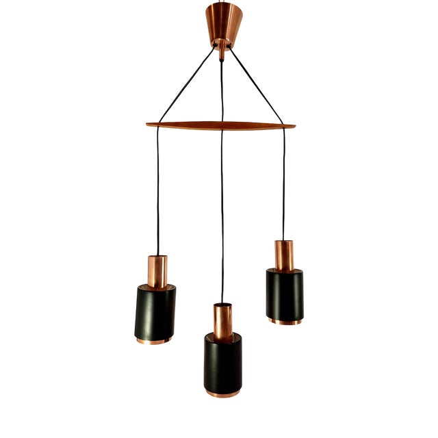 Tunika Pendant Light by Johannes Hammerborg for Fog & Mørup, 1960s For Sale