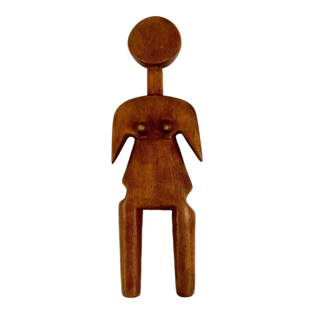 Early 20th Century Ewe Wooden Doll Togo For Sale