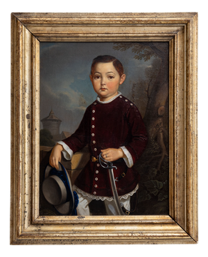Georg Wilhelm Wanderer, Portrait of a Boy, 1836, Oil on Canvas