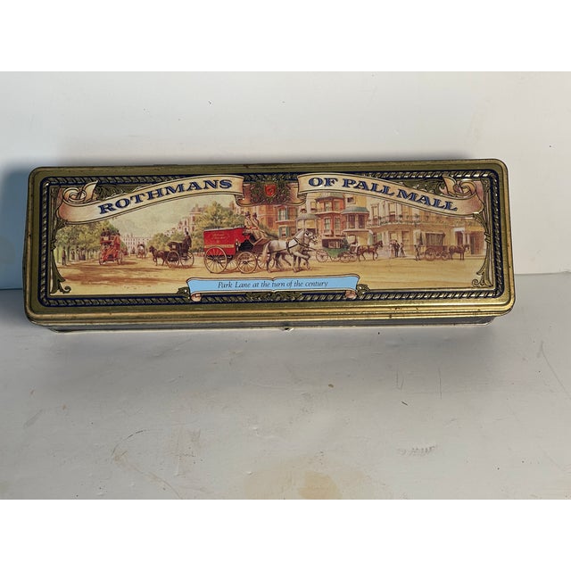 Vintage tin box Rothman Pall Mall.