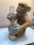 1980s Italian Faience Pottery Sculpture of a Monkey Musician For Sale - Image 5 of 9