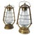Mid-Century Italian Hurricane Lanterns, Set of 2 For Sale - Image 10 of 10