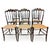 Cherrywood Chiavarine Chairs attributed to Giuseppe Gaetano Descalzi, 1920s, Set of 6 For Sale - Image 4 of 18