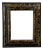 Dutch Ripple Frame, Mirror or Picture Frame, Tortoise, Ebonized Wood, 18th C. For Sale