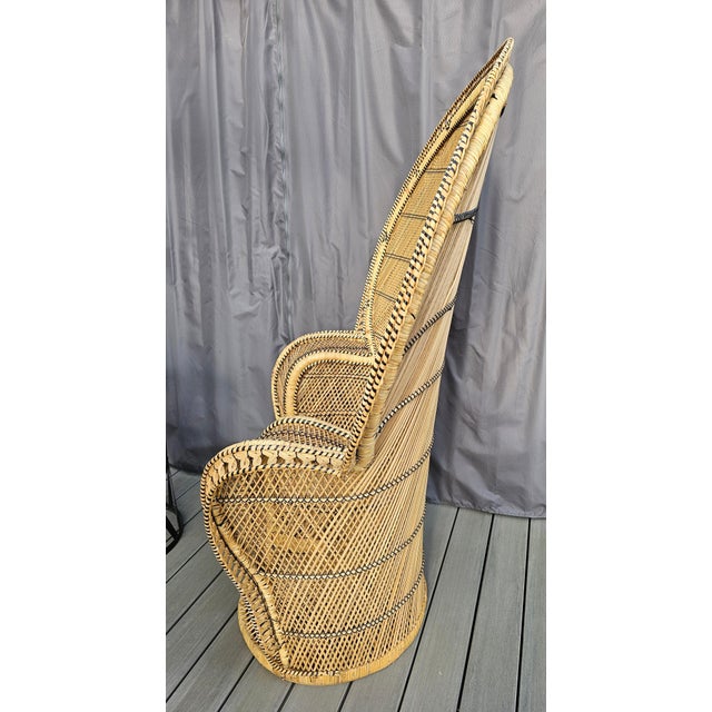 Mid-Century Modern 1960s Boho Peacock Chair For Sale - Image 3 of 13