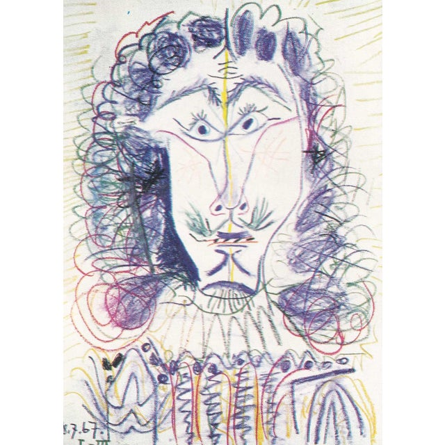 Printed in the 1960's Rare Vintage Picasso Offset Lithograph, Original 1960s Print published by Éditions Cercle d’Art,...