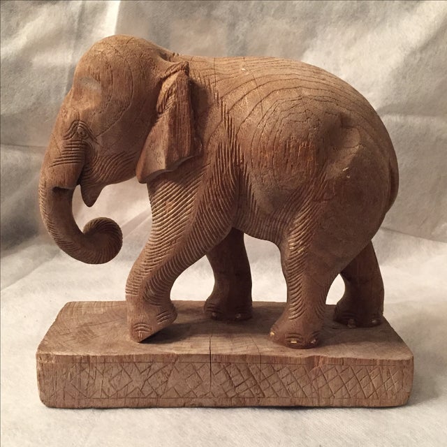 Antique Elephant Statue For Sale - Image 4 of 11
